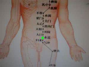 足阳明胃经水道穴位位置图_按摩水道穴的作用与好处