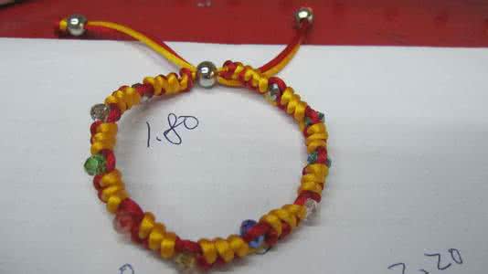 编织手链收尾 麦穗结的编织方法，用在手链收尾太赞了