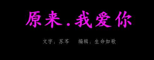 我爱你 与你无关 我爱你,无关你的优点,也无关你的缺点