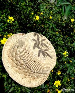 夏天棉草帽子钩法视频 扇形帽子的钩法 棉草帽子-扇形花组成