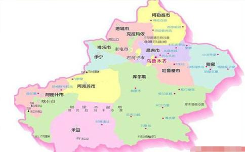 新疆地图高清版大图 新疆地图