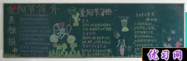 重阳节黑板报资料内容 2016年关于重阳节的黑板报 九九重阳节