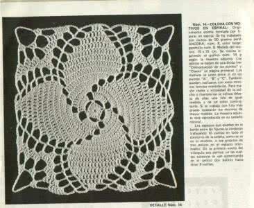 钩针风车花编织图解 钩针编织----风车花型图解和服饰演绎