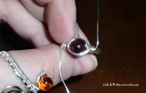 金属丝 戒指 基础款金属丝绕线戒指制作图解  金工