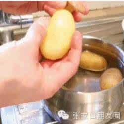 香蕉从哪头剥皮 这样剥土豆皮，比剥香蕉还快!-头条网