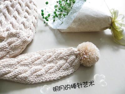 棒针编织帽子最新花样 棒针艺术帽----简易中显出高贵