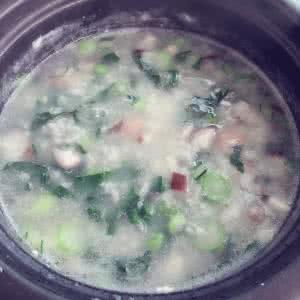 青菜香菇粥 让人牵挂的生滚青菜香菇粥