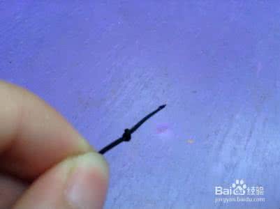 自制uv双段棒子天线 流苏线 一分钟自制流苏线耳棒