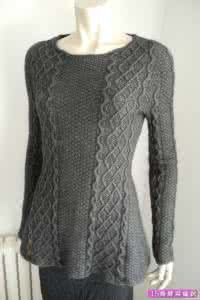 高领无袖打底衫 棒针编织----半高领收腰无袖衫