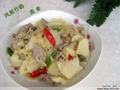 莴笋炒肉片的家常做法 鲜笋 鲜笋炒肉片的做法,鲜笋炒肉片怎么做好吃,鲜笋炒肉片的家常做法