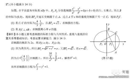 2014江苏高考数学试题 转载 2014年江苏高考数学试题解析完美版(含试题解法研究、变式拓展研究)