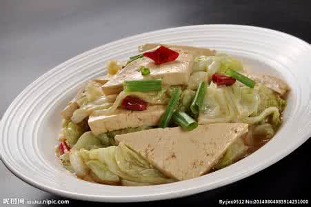 豆腐泡炒白菜 白菜炒豆腐泡12P