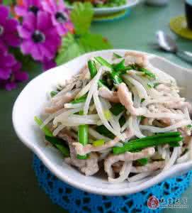 韭菜炒肉丝 快手时令午餐 韭菜炒肉丝