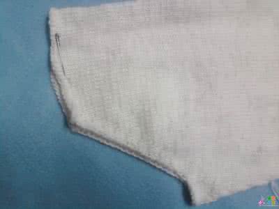毛衣袖子从上往下织法 (前片、后片、袖子)一起织,非插肩不用缝合