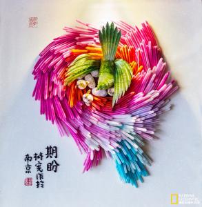 南京绒花 南京绒花,儿时跟美丽和欢庆有关的色彩,你还记得吗?