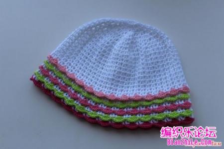 钩针编织帽子花样图解 钩针编织----一顶漂亮而简单的帽子