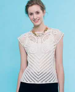 钩针编织蝴蝶结 钩针编织----白色蝴蝶半袖