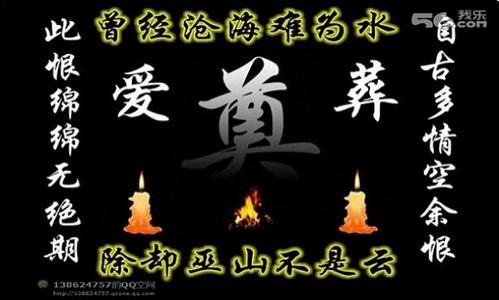 祭奠我死去的爱情 爱情，诗中的祭奠