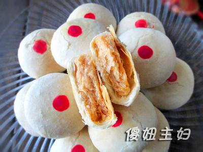 河南传统点心果子做法 过年吃果子，传统中式点心（金丝肉松饼）
