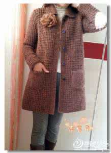 娥眉月编织的女童开衫 开衫  【娥眉月】——若阑（简单大气的开衫大衣）