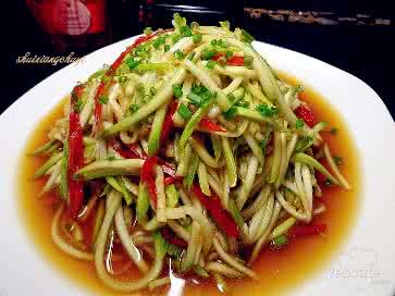 凉拌西葫芦丝的做法 生拌西葫芦