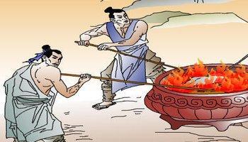 石灰吟 于谦 石灰吟 下列是明朝诗人于谦的《石灰吟》：①千锤万凿出深山，②烈火焚烧若等闲，③粉身碎骨浑不怕，④要留清白在人