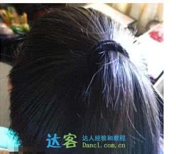 女生直发发型 【详图细解】女生中长直发发型扎法教程