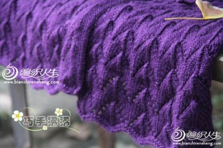 小花朵棒针织法图片 棒针花朵