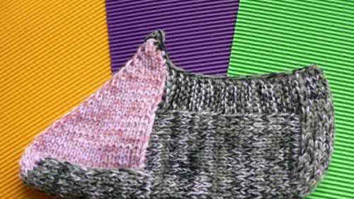 棒针编织地板袜 【棒针】地板袜---好看又好织