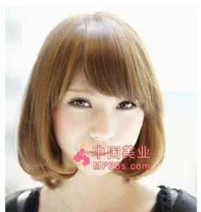 中分刘海发型扎法 甜美显嫩 4款齐刘海中分发型