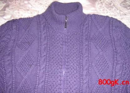 棒针编织短袖儿童毛衣 【棒针】紫色短袖--漂亮
