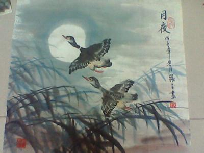 赵春秋冰雪山水画 图文教程:春秋哥教你画冰雪山水《月夜情思》