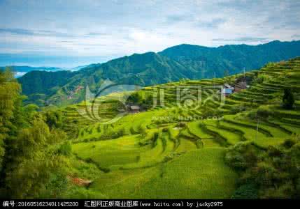 溆浦山背花瑶梯田 溆浦花瑶梯田之美