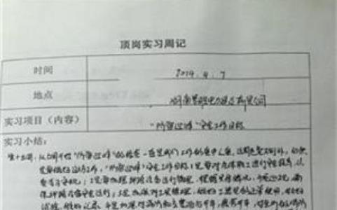 资料员实习周记10篇