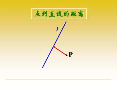 点到直线的距离公式 点到直线的距离公式 (初中)点到直线的距离公式