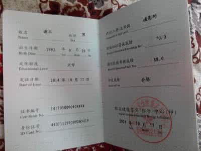 摄影师面试题 职业中级摄影师试题精选（1）