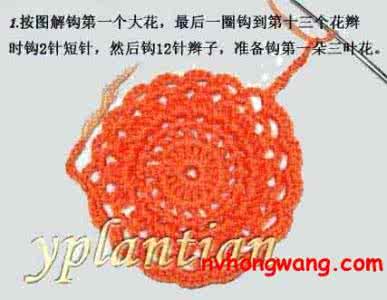 零基础钩一线连花视频 一线连教程