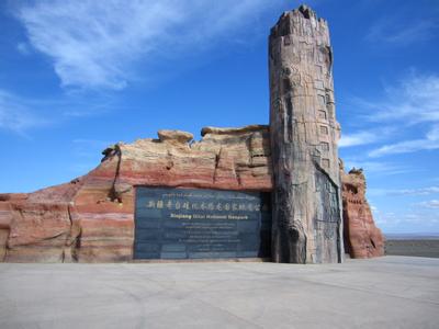 奇台硅化木地质公园 【新疆奇台，硅化木地质公园】满坡尽是硅化木