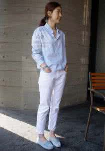 哈伦裤女裤2016新款 白色哈伦裤搭配图片