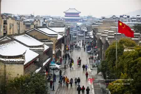 襄阳古城 瑞雪映襄阳 古城秀新装