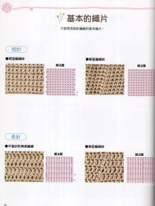 棒针钩针编织基础 一本书学会钩针＋棒针编织----1棒针篇