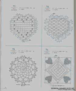 钩针编织花样图解大全 【转载】钩针：“龙之眼”图解