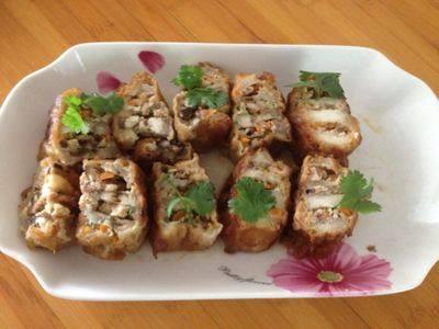 茄子夹肉馅的家常做法 千层肉馅茄子的做法,千层肉馅茄子怎么做好吃,千层肉馅茄子的家常做法