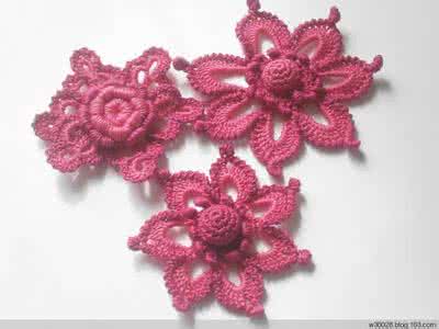 最新爱尔兰花的钩法 爱尔兰钩花多多