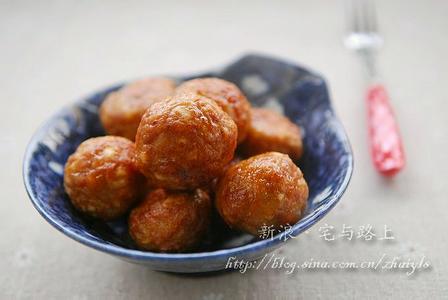 蛋黄酥口感 试用团:外酥里嫩口感一流的无油版干炸丸子