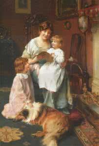 油画棒作品 Arthur John Elsley 油画作品01（21P）