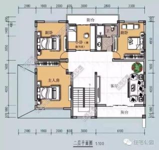 自建新农村别墅图大全 新农村自建12X16米2层实用别墅，（含全套图纸 预算）