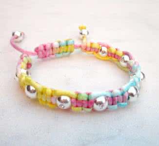 彩虹编织机教程手链 彩虹编织机教程手链 教你怎么编手链