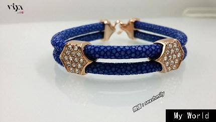 手工编绳手链教程图解 手工绳编----“珍珠”手镯