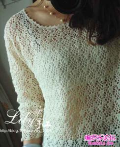 钩夏天的衣服花样图解 好喜欢的钩衣花样图片，存下备用（lily手工